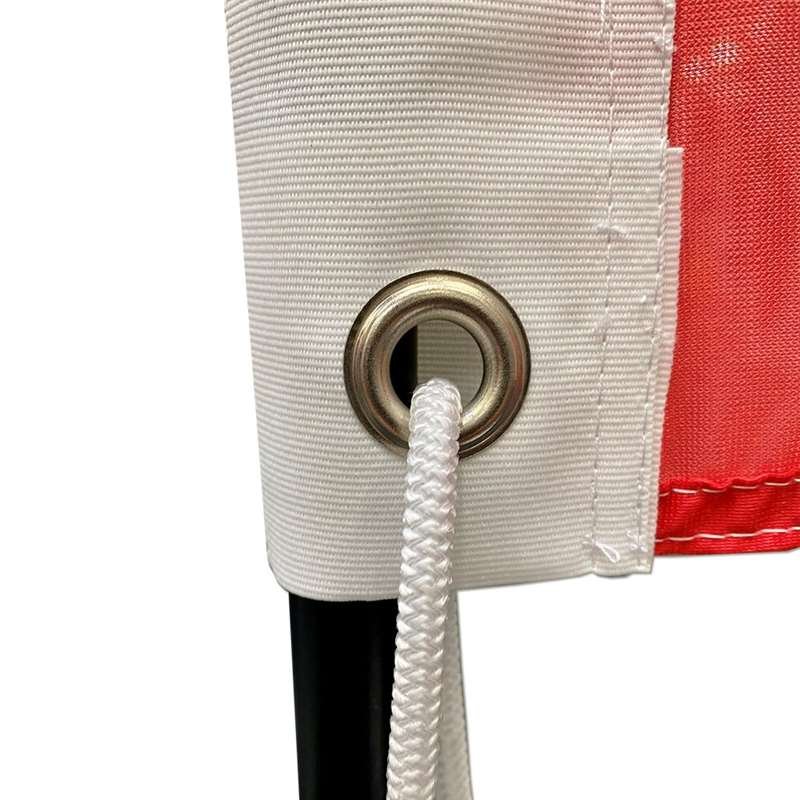 Utomhus Böjd Flagga - Medium - Inkl. flagga och Spike flaggbas