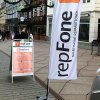 Utomhus Böjd Flagga - Medium - Inkl. flagga och Spike flaggbas #12