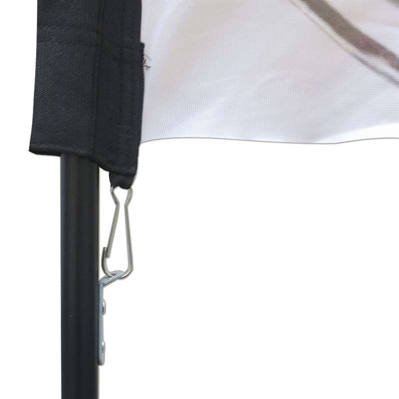 Beachflagga, Outdoor Bow Flag, Liten inkl. flagga och Screw Flag Base