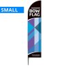 Beachflag, Outdoor Bow Flag, sort stang, Small, inkl. flagga #1