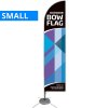 Beachflagga, Outdoor Bow Flag, Liten inkl. flagga och Cross Flag Base #1