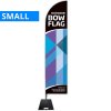 Beachflagga, Outdoor Bow Flag, Liten inkl. flagga och Black Flag Base #1