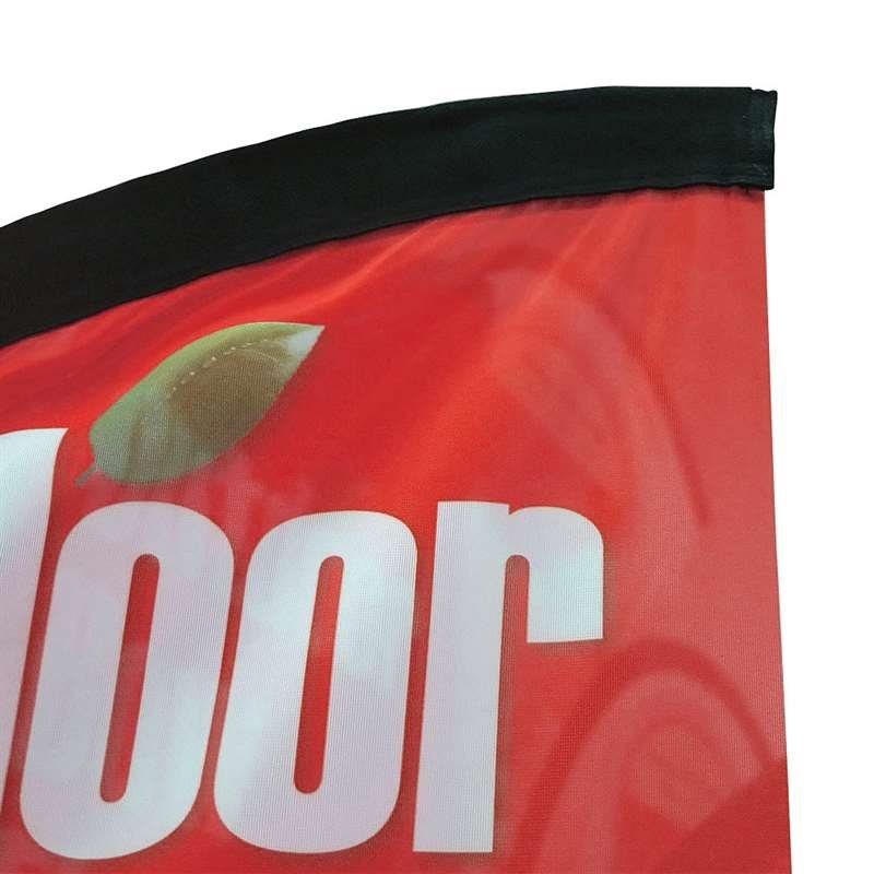 Beachflagga, Outdoor Drop Flag, Sm&aring;, Flagga med st&aring;ng och svart flaggfot