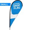 Beachflag, Outdoor Drop Flag, sort stang, Small, inkl. flagga #1