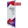 Klassisk Roll-up enkelsidig - 85x200 cm - silver - med banderoll och tryck #1