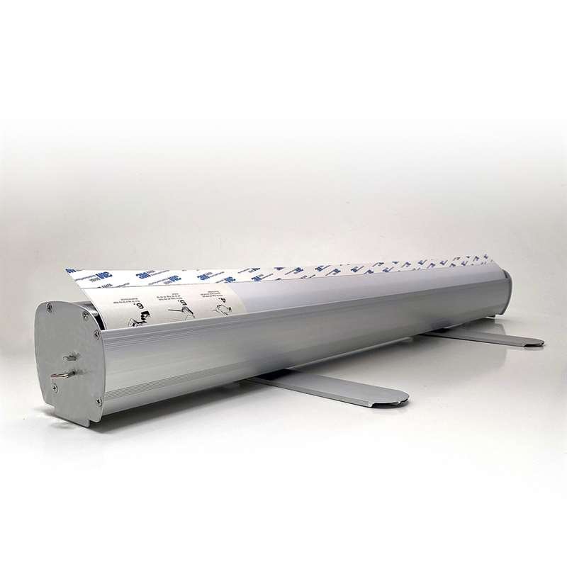 Classic Roll-up, silver, enkelsidig, 60 x 200 cm, inkl banderoll och tryck