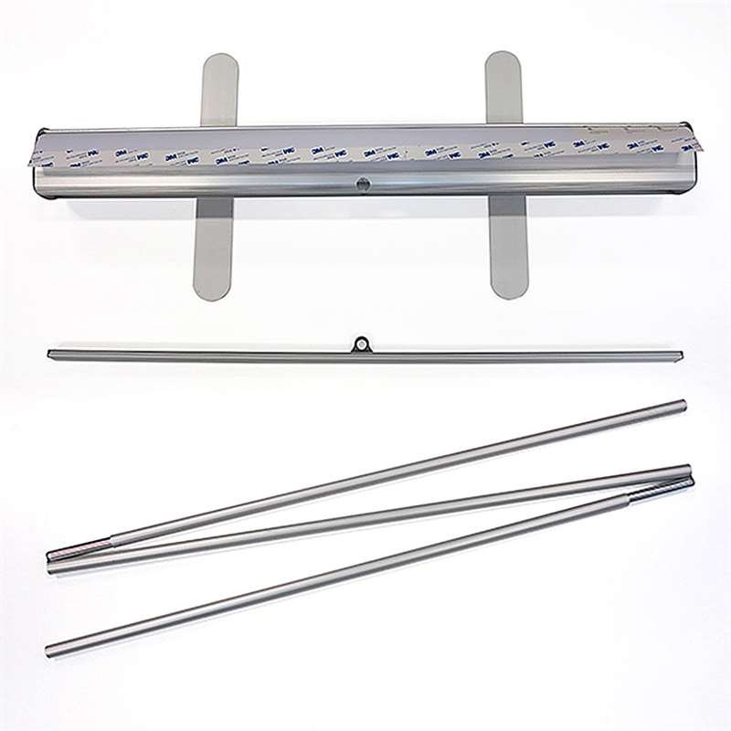 Classic Roll-up, silver, enkelsidig, 60 x 200 cm, inkl banderoll och tryck