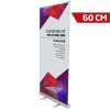 Classic Roll-up, silver, enkelsidig, 60 x 200 cm, inkl banderoll och tryck #1