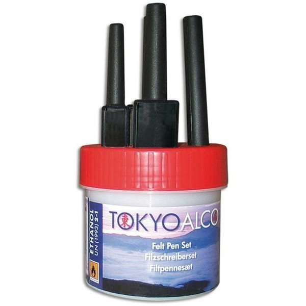 Tokyo Alco - 4 Filtpenna - Röd
