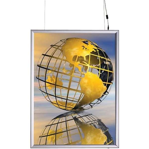 LED Ljuslåda Dubbelsidig - Vertikal 70x100