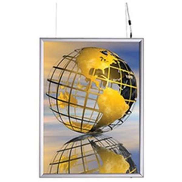 LED-ljusram Dubbelsidig - Vertikal A4