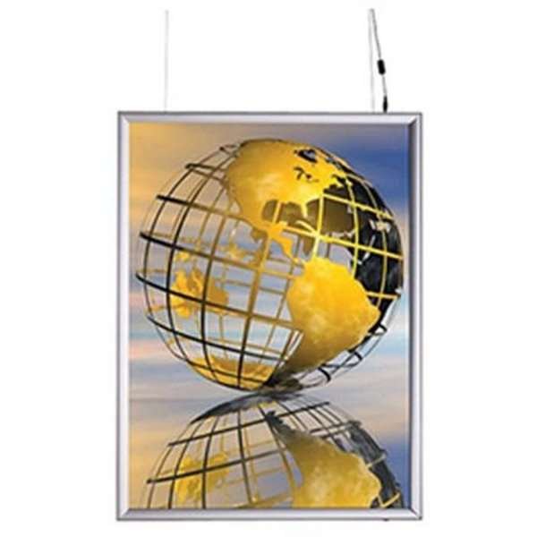LED-ljusram Dubbelsidig - Vertikal A3