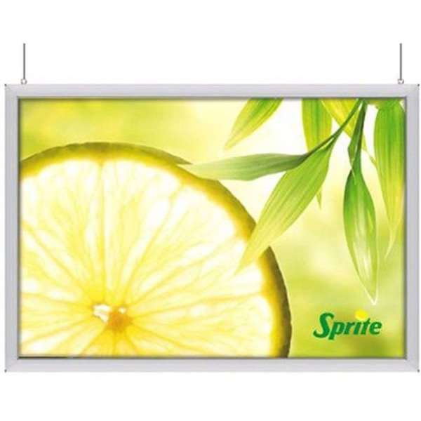 LED Slim Light Lux Dubbelsidig - 70x100cm Horisontell