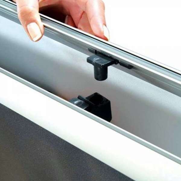 Quick Banner Dubbelsidig utan banderoll och tryck - 80x200cm