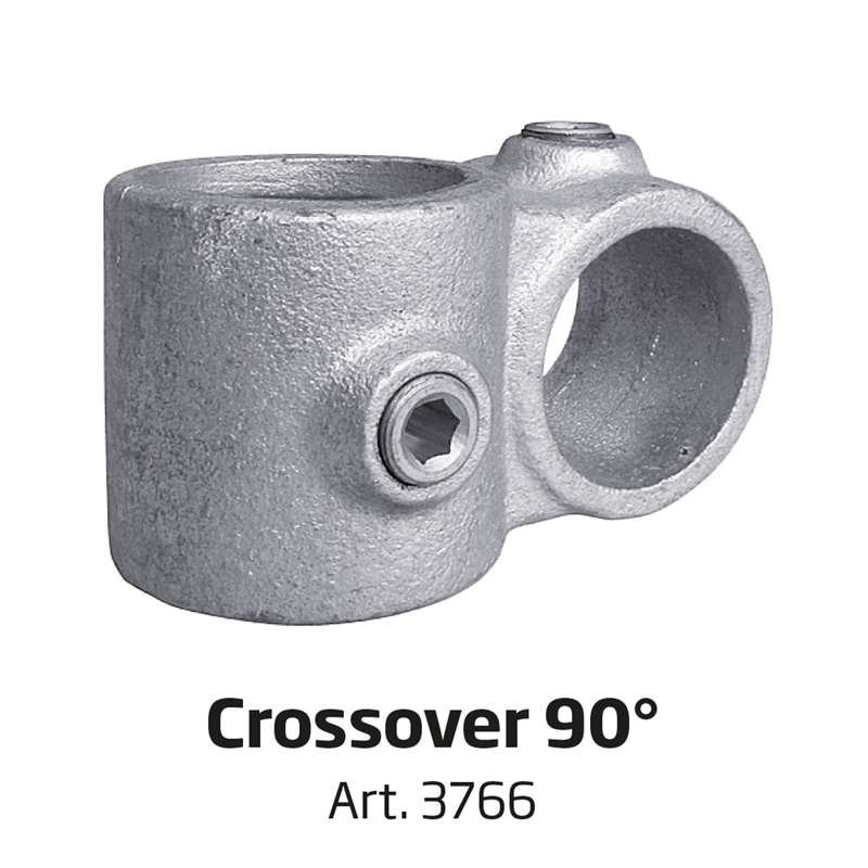 Banner Tube High Stand, fristående ram av aluminiumrör 0,3 mm / Ø 48 mm - 150 x 100 cm