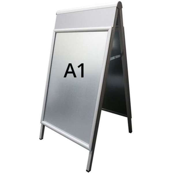 Alu-Line Gatupratare med logoplatta - A1 - silver