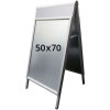 Alu-Line Gatupratare med logoplatta - 50x70 cm - silver #1