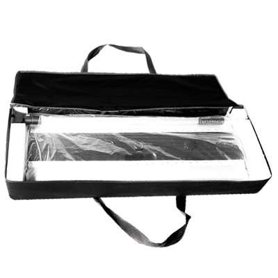 Outdoor Roll-up Waterbase, dubbelsidig kassett, 85 x 160-200 cm