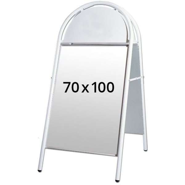 Expo Gotik Gatupratare/Top Sign Gatupratare - 70x100 cm - vit