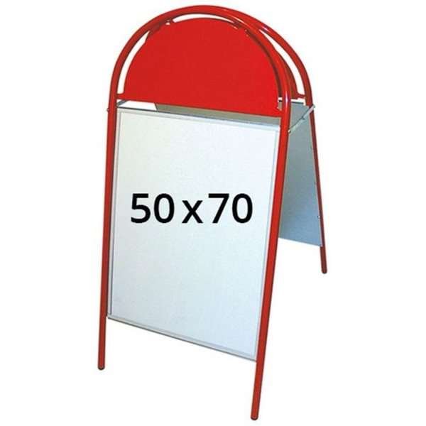 Expo Gotik Gatupratare/Top Sign Gatupratare - 50x70 cm - röd