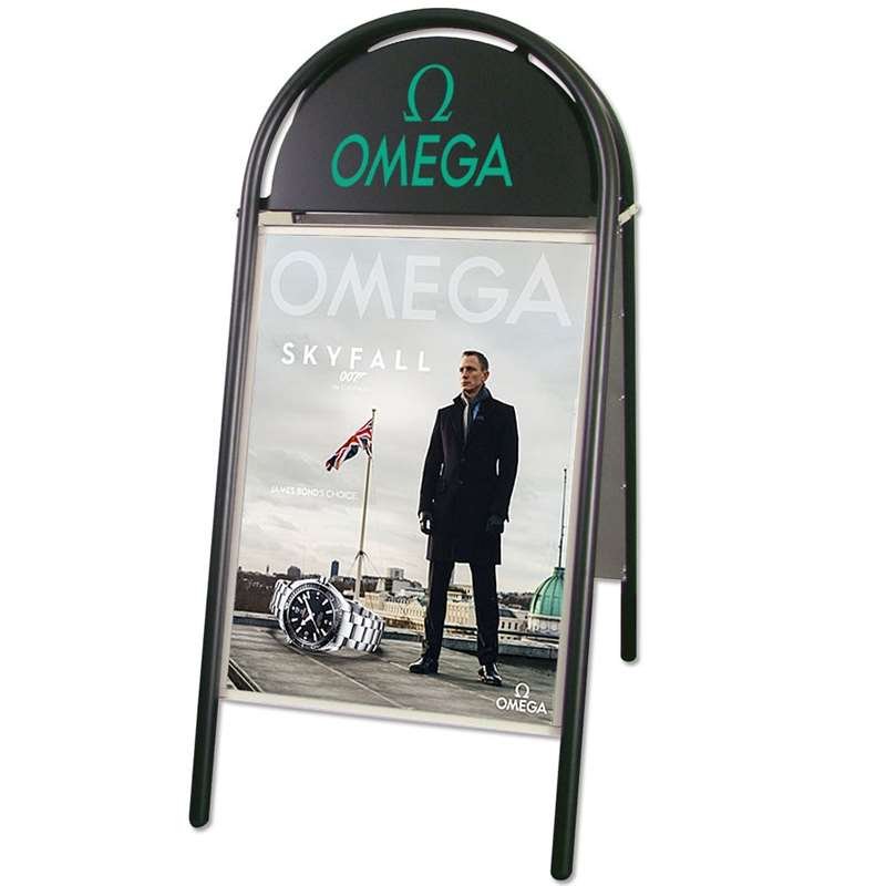 Expo Gotik Gatupratare/Top Sign Gatupratare A2 - Svart