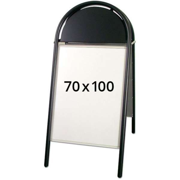 Expo Gotik Lux Gatupratare - 70x100 cm - svart