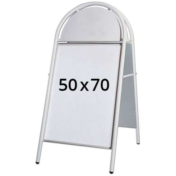 Expo Gotik Lux Gatupratare - 50x70 cm - vit