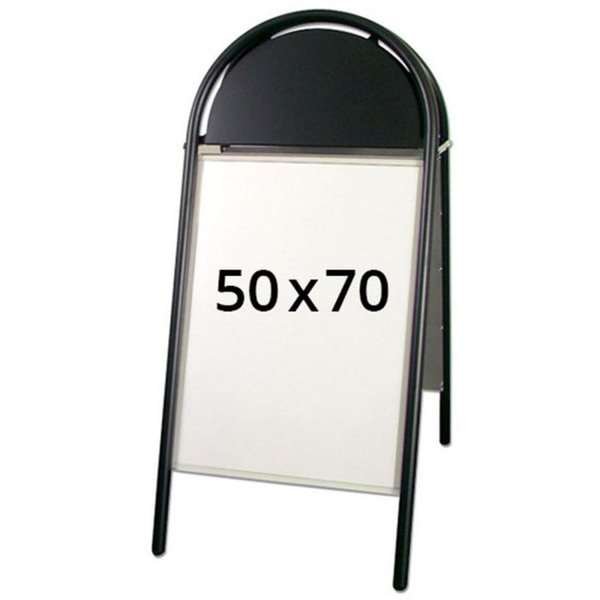 Expo Gotik Lux Gatupratare - 50x70 cm - svart