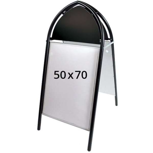 Gotik Classic  Gatupratare 50x70 cm svart