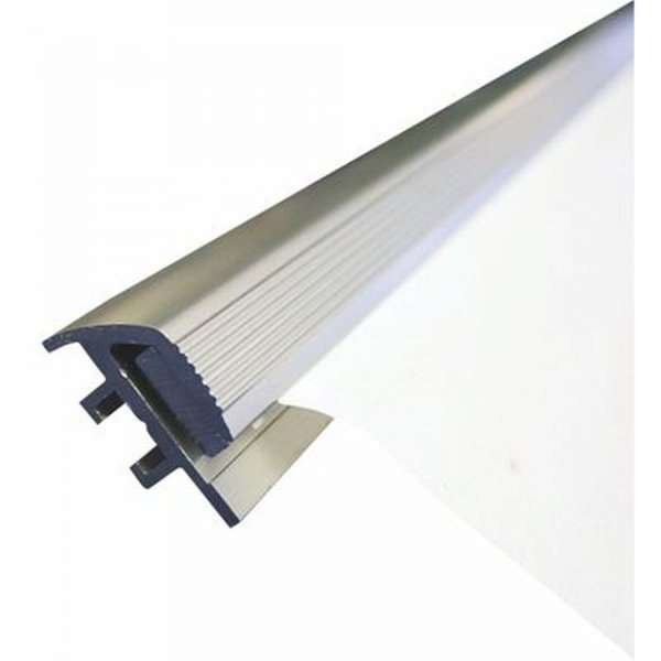 Mega Roll-up enkelsidig kassett, silver, 84,5 x 250 cm