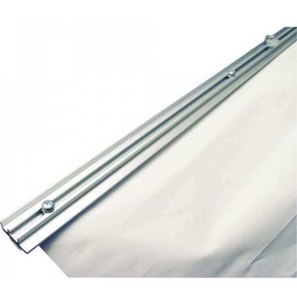 Mega Roll-up enkelsidig kassett, silver, 84,5 x 250 cm