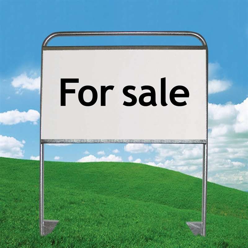 Estate Sign XL, mäklarskylt utan plåt och tryck