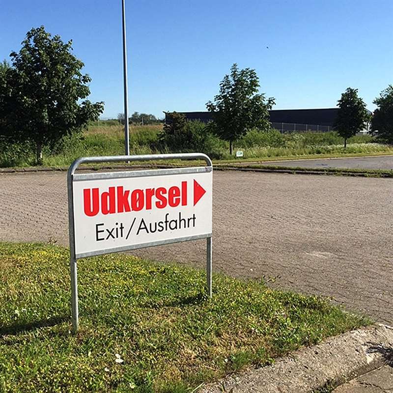 Estate Sign XL, mäklarskylt utan plåt och tryck