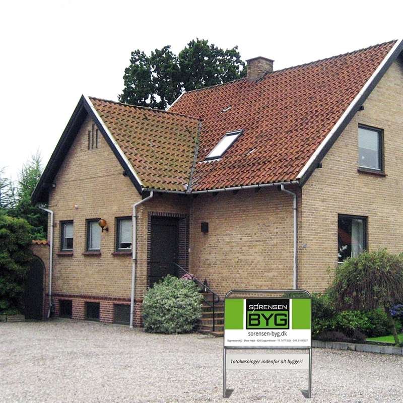 Estate Sign Budget Panel storlek 60x10 cm i 3 mm polystyren