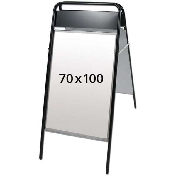 Expo Sign Gatuställ/Easy Sign Gatupratare - 70x100 cm - svart
