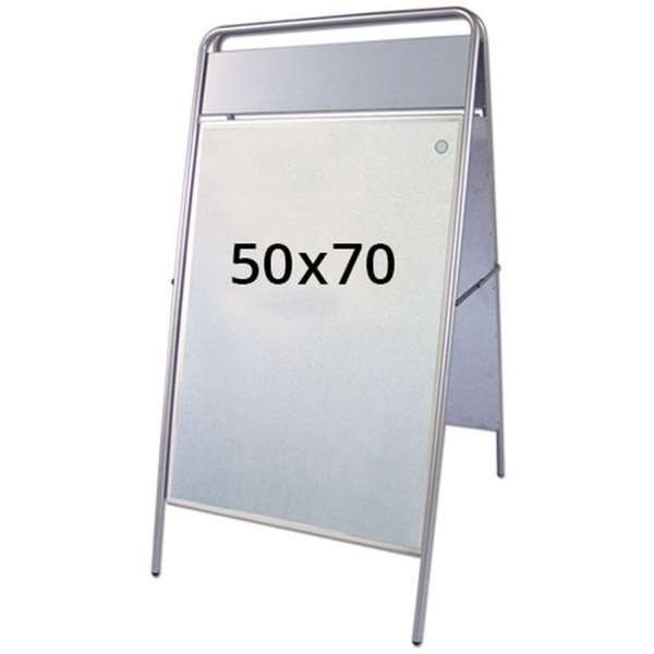 Expo Sign Gatuställ/Easy Sign Gatupratare - 50x70 cm - silver
