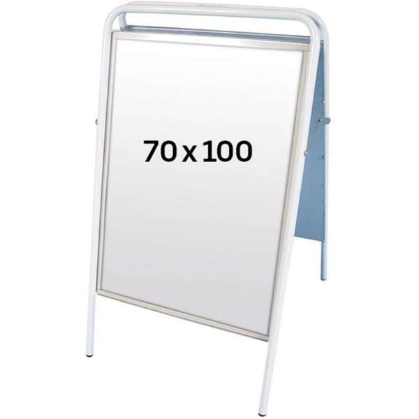 Expo Sign Standard Gatuställ - 70x100 cm - vit