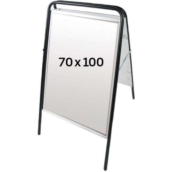 Expo Sign Standard Gatuställ - 70x100 cm - svart