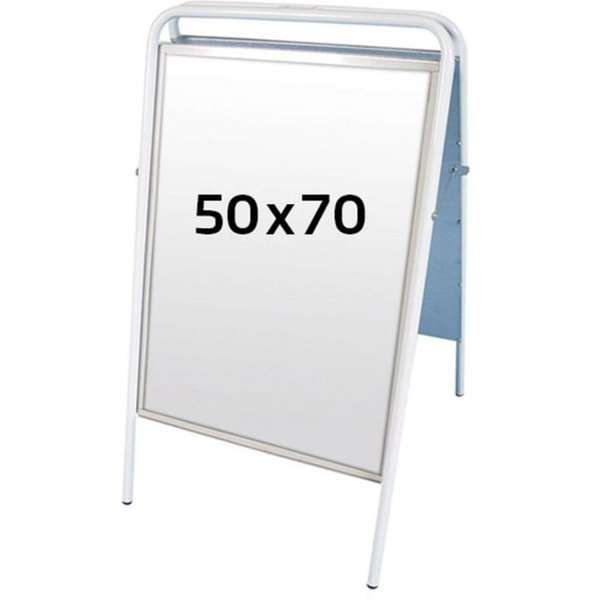 Expo Sign Standard Gatuställ - 50x70 cm - vit