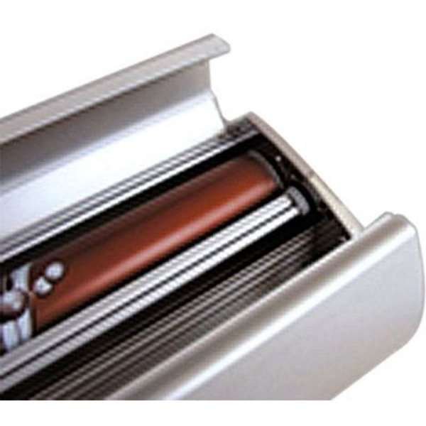Lux Roll-up kassett, silver, enkelsidig, 56 x 230 cm