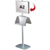 Mini Multi Stand - Dubbelsidig A2 sn&auml;ppram + A3 st&aring;lhylla #1