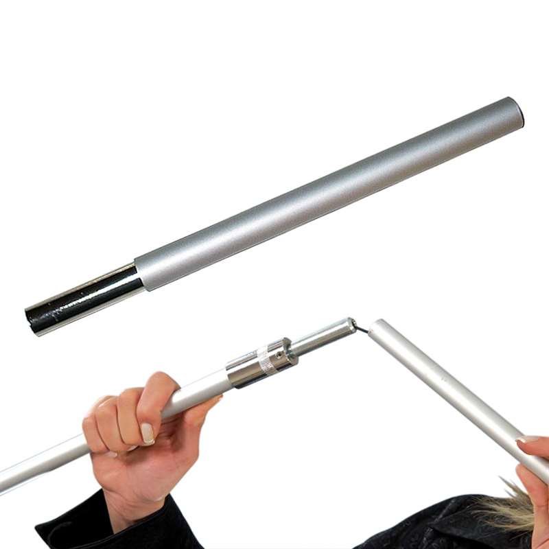 Justerbar stav, alu/silver, 190-220 cm för Quickbanner