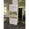 Klassisk Roll-up enkelsidig - 85x200 cm - silver - med banderoll och tryck #16