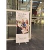 Klassisk Roll-up enkelsidig - 85x200 cm - silver - med banderoll och tryck #14
