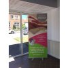 Klassisk Roll-up enkelsidig - 85x200 cm - silver - med banderoll och tryck #12