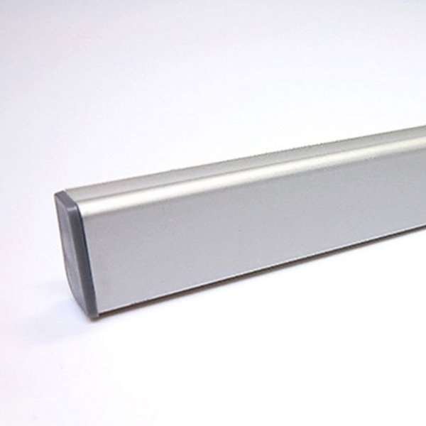 Klassisk Roll-up enkelsidig - 85x200 cm - silver - med banderoll och tryck