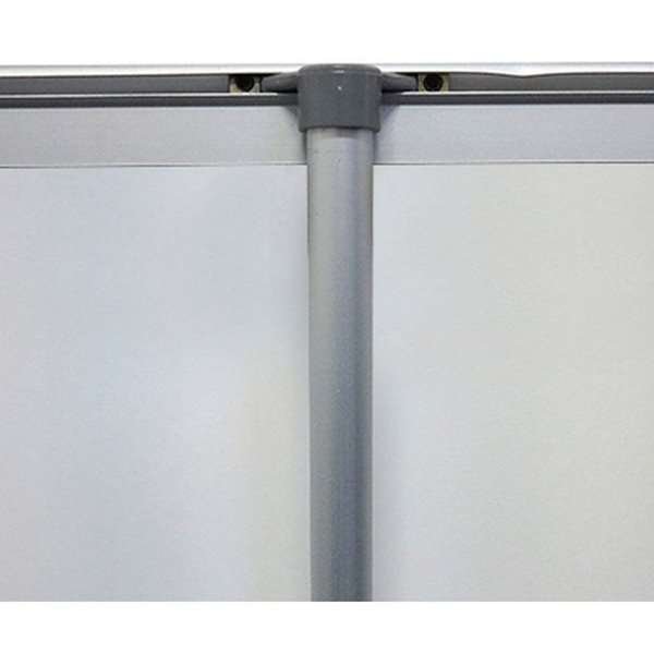Klassisk Roll-up enkelsidig - 85x200 cm - silver - med banderoll och tryck
