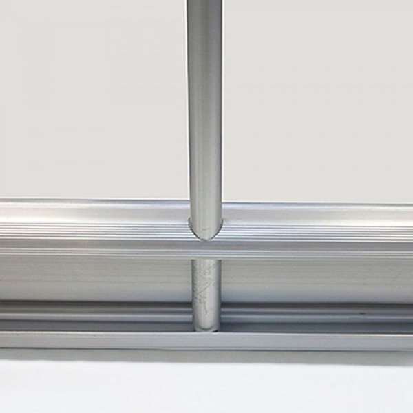 Klassisk Roll-up enkelsidig - 85x200 cm - silver - med banderoll och tryck