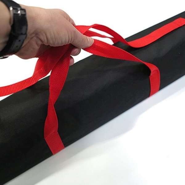 Klassisk Roll-up enkelsidig - 85x200 cm - silver - med banderoll och tryck