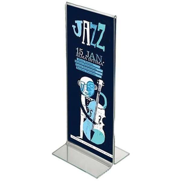 T - Menykorthållare vertikal - M65 Flyer - 9,9x21 cm